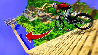 CRAZY MINECRAFT BIKE PARKOUR Descenders [upl. by Lihcox]