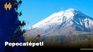 El Popocatépetl desde Puebla cubierto de nieve [upl. by Arabelle]