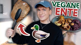 Wie schmeckt Vegane Ente Weihnachtsessen 🦆  Fabi Wndrlnd [upl. by Aretha]