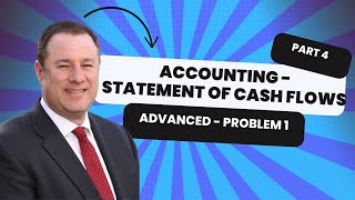 The Statement of Cash Flows advanced example 1  Part 4 [upl. by Banebrudge]