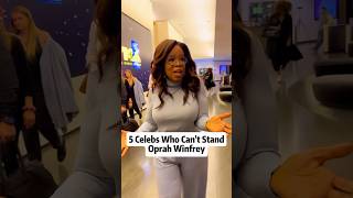 5 celebs who can’t stand oprah winger celebrities actors celebrity hollywood foryoupage [upl. by Leahcimluap]