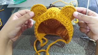 Gorro de león para bebé a crochet [upl. by Arleyne532]