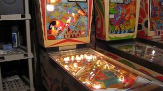 Gottlieb Pinball Machine EM from 1974 quotFree Fallquot [upl. by Asilrac890]