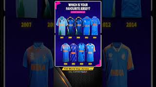 T20 world cup jersey 🇮🇳 Choose your favourite ⌛  ipl 2024 [upl. by Gamal]