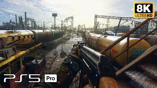 METRO EXODUS Looks Graphically Insane on PS5 PRO 8K60ᶠᵖˢ PostApocalyptic Gameplay [upl. by Aspia381]