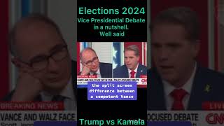 Vice presidential debate walz vance kamalaharris uselections2024 trump2024 [upl. by Eanahs]