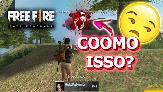 FREE FIRE  OLHA COMO ESSE HACKER JOGA [upl. by Stempson]