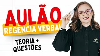 AULÃO sobre REGÊNCIA VERBAL  TEORIA  QUESTÕES  PORTUGUÊS para CONCURSOS [upl. by Sanburn]