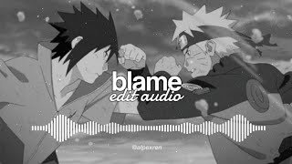 « blame » graves tim gunter remix  edit audio [upl. by Ynolem]