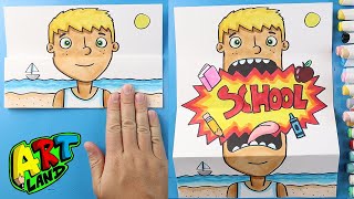 How to Draw a Back to School Surprise Fold [upl. by Akram]