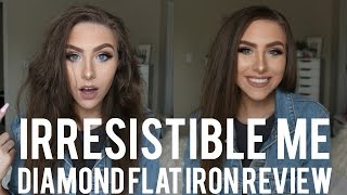 Irresistible Me Diamond Flat Iron Review amp Demo [upl. by Ydnar]