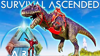 Ark Survival Ascended  Perfect Carcharodontosaurus Taming ASA E38 Ark Ascended Gameplay [upl. by Drannek661]