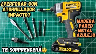 ¿Se puede TALADRAR con un ATORNILLADOR de IMPACTO🔫  Tips bricolaje [upl. by Kokaras]