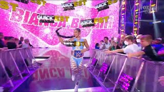 Bianca Belair Entrance  Smackdown August 13 2021 [upl. by Elinet]