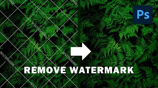 2 Easy Ways to Remove Watermark in Photoshop CC 2020 [upl. by Simons]