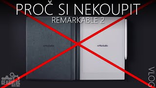 Proč si NEkoupit  reMarkable 2  VLOG [upl. by Airret]