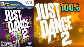 Just Dance 2 83 All 5 Stars 100 Wii Longplay [upl. by Etnoel]