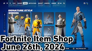 VERY RARE WISE WARRIOR BUNDLE IS BACK amp MORE Fortnite Item Shop [upl. by Wasserman]