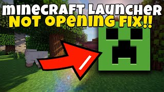 How To Fix Minecraft Launcher Not Opening in 2024  Minecraft Launcher Not Working Fix [upl. by Adnovoj]