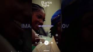 Davido ft YG Marley  Awuke Lyrics lyricstrybe afrobeats [upl. by Bergmann]