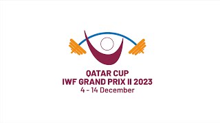 2023 IWF GRAND PRIX II  DOHA QAT W 71B [upl. by Ydolem]