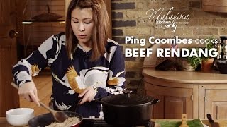 Ping Coombes Cooks Beef Rendang [upl. by Mharg]