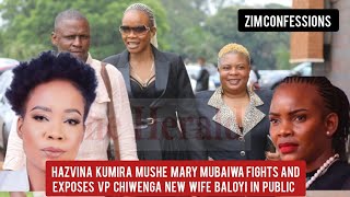 Hazvina Kumira Mushe Mary Mubaiwa Fights And Exposes VP Chiwenga New Wife Baloyi In Public [upl. by Esta]