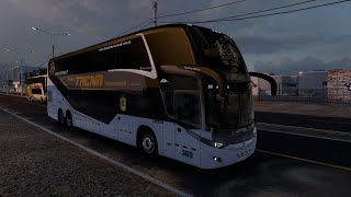 ETS 2  Mod Bus Perú  Turismo Tacna Internacional  Marcopolo New G7 Paradiso 1800 DD  Andes Map [upl. by Caylor146]