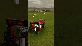 Wrapping GRASS HESSTON BALES  Zielonka  Farming Simulator 22 [upl. by Hametaf757]