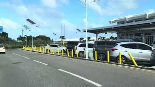 Driving Antigua and Barbuda VC Bird International Airport December 11 2023 [upl. by Islek989]