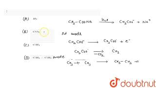 During the electrolysis of sodium ethanoate the gas liberated at cathode is [upl. by Carmella]