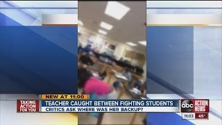 Video of violent classroom fight at Pinellas County high school raises concerns [upl. by Drarig]