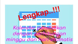 Aplikasi Kalender Pendidikan dan Perhitungan Minggu serta Hari Efektif Otomatis [upl. by Singband231]