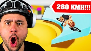 ÜBER 280 KMH im FAHRRAD SIMULATOR  Descenders 26 [upl. by Virgie]