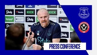 EVERTON V SHEFFIELD UNITED  Sean Dyches press conference  GW37 [upl. by Yardley]