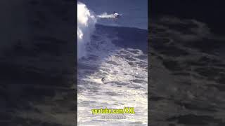 The 100 Foot Wave hits Nazaré Portugal [upl. by Yzeerb]