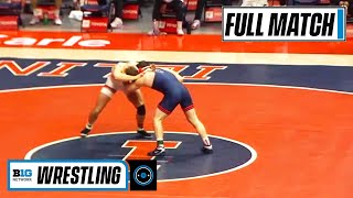 184 LBS 11 Rocky Jordan Ohio State vs 12 Zach Braunagel Illinois  2021 B1G Wrestling [upl. by Esoj]