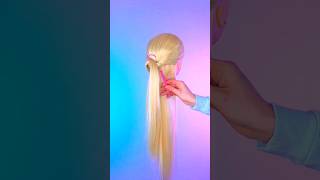 Pferdeschwanz Hack 🩷 pferdeschwanz frisur frisuren frisurentutorial haare haartutorial shorts [upl. by Tonjes]