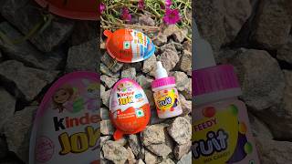 Fun Feedy Fruit Jems Chocolate in Kinder Egg shorts ytshorts candy [upl. by Paul694]