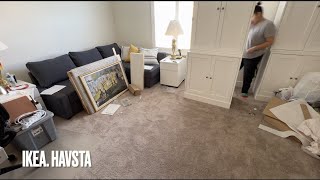 HOW TO ASSEMBLE  IKEA HAVSTA [upl. by Bunny]