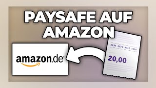 Paysafecard auf Amazon einlösen  in Guthaben umwandeln  Tutorial [upl. by Rissa441]