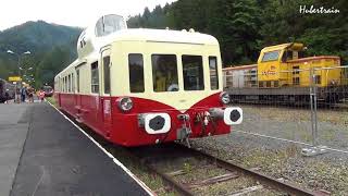 Train  Le Lioran fête les 150 ans de la ligne  vidéo 268 HD [upl. by Ranilopa]