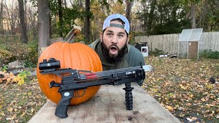 Can it hit a pumpkin at 71 yards [upl. by Cally]