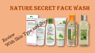 Natures secret face wash review With Skin type and price 2021 [upl. by Eislehc378]