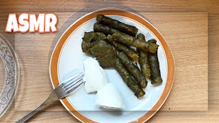 ASMR 🎧 RECETTE DOLMAS feuilles de vignes farcies 🍇 [upl. by Pergrim]