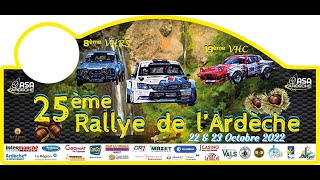 TV07  25 ème rallye de l’Ardèche 2022 [upl. by Yusem]