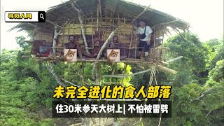 全世界未进化的食人部落，房子搭建在35米大树上 The worlds unevolved cannibal tribes built in 35meter trees [upl. by Mirabella]