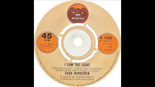 Todd Rundgren  I Saw The Light [upl. by Noyar]