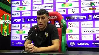 TERNANA CONFERENZA STAMPA FEDERICO ROMEO [upl. by Lally]