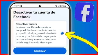 Cómo DESACTIVAR UNA CUENTA DE FACEBOOK TEMPORALMENTE 2024 [upl. by Cornwell]